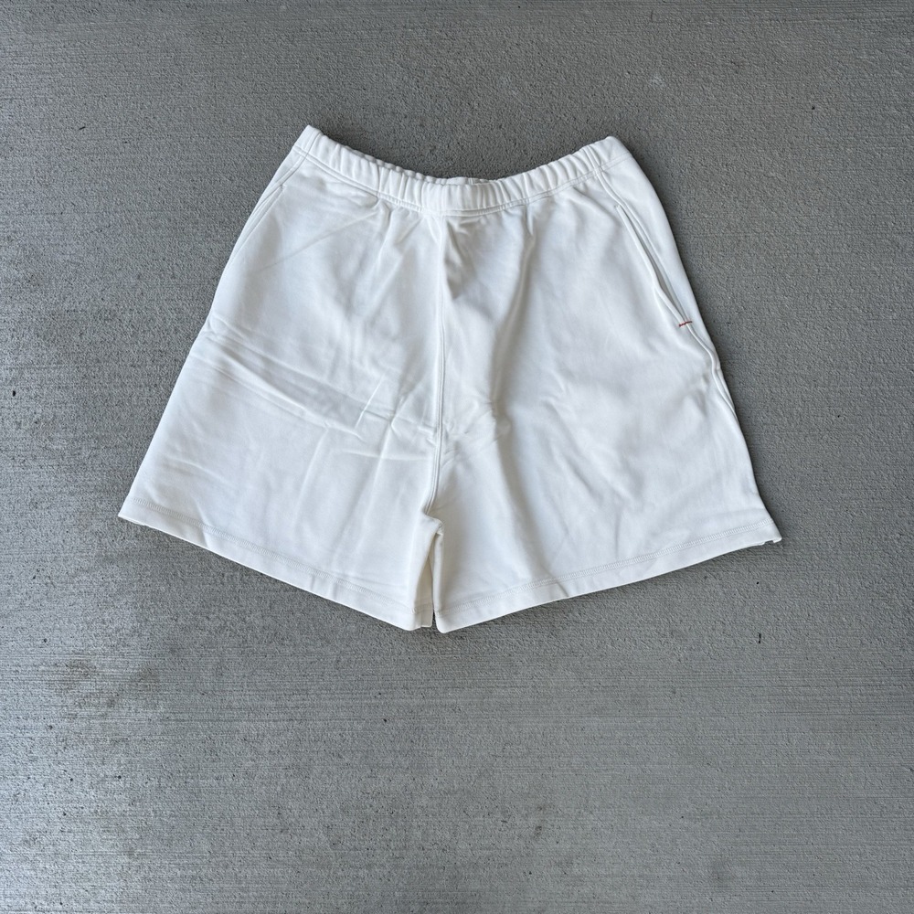 Calvin Klein White Athletic Shorts with Elastic Waist